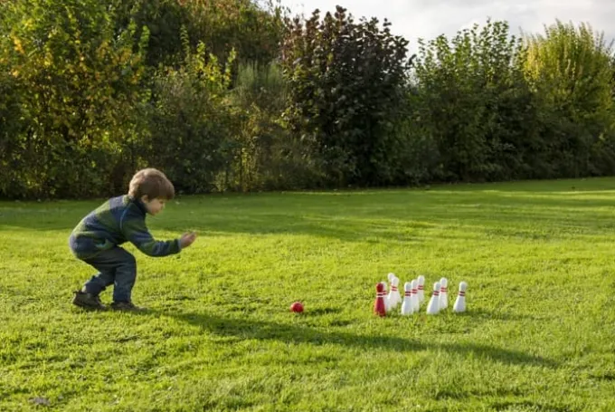 Bowling - Set aus Holz