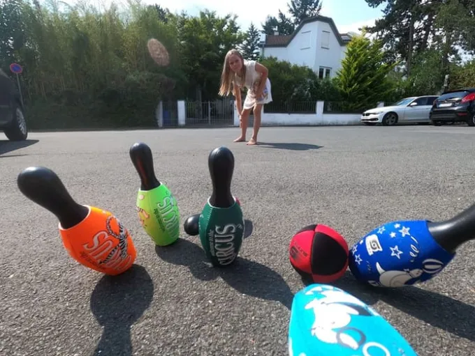 Bowlingset - Kegelspiel - Zirkus