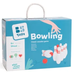 Bowlingspiel aus Birkenholz