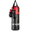 Boxsack mit Handschuhen - 10 kg.