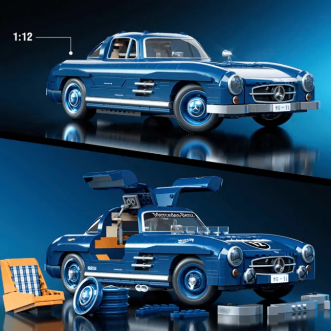Brick Shop - Mercedes-Benz 300SL - 1.600 Teile