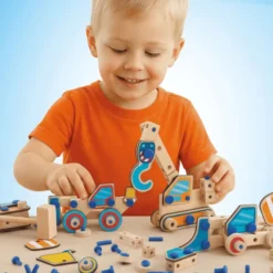 BRIX Junior – Baufahrzeuge, 114 Teile