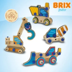 BRIX Junior – Baufahrzeuge, 114 Teile