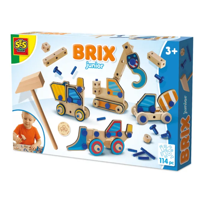 BRIX Junior – Baufahrzeuge, 114 Teile