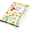 Buch mit Aufklebern - diverse, 2800 Stk.