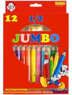 Buntstifte - 1/2 Jumbo, 12 Stk.