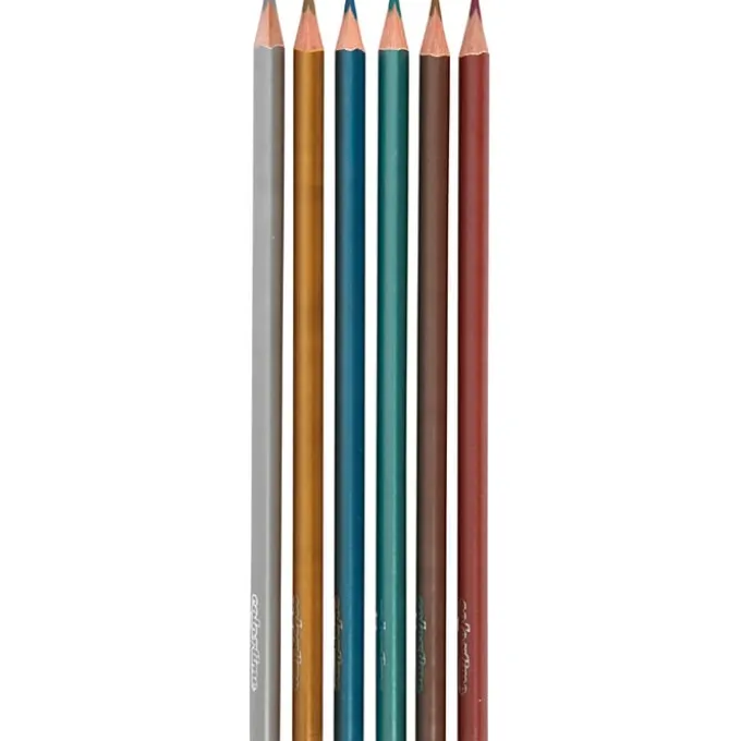 Buntstifte - metallic, 6 Stk.
