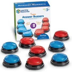 Buzzer für 2 Teams, 2 x 4 Stk