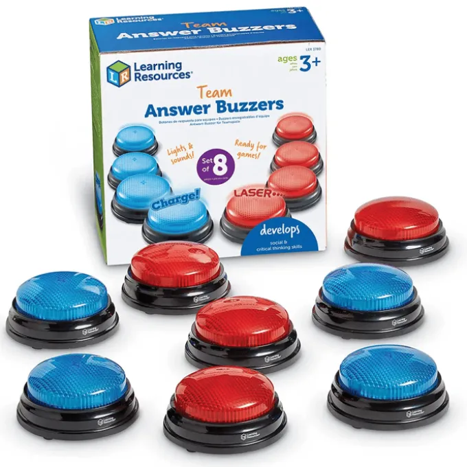 Buzzer für 2 Teams, 2 x 4 Stk