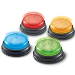 Buzzer mit Licht und Ton - 4 Stk.