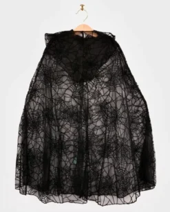 Cape mit Spinnennetzen
