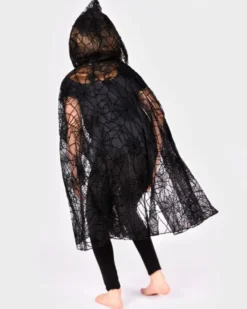 Cape mit Spinnennetzen