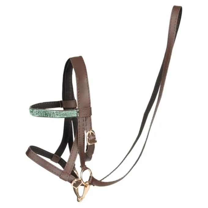 Cheval Roi - Zaumzeug, braun mit Strass
