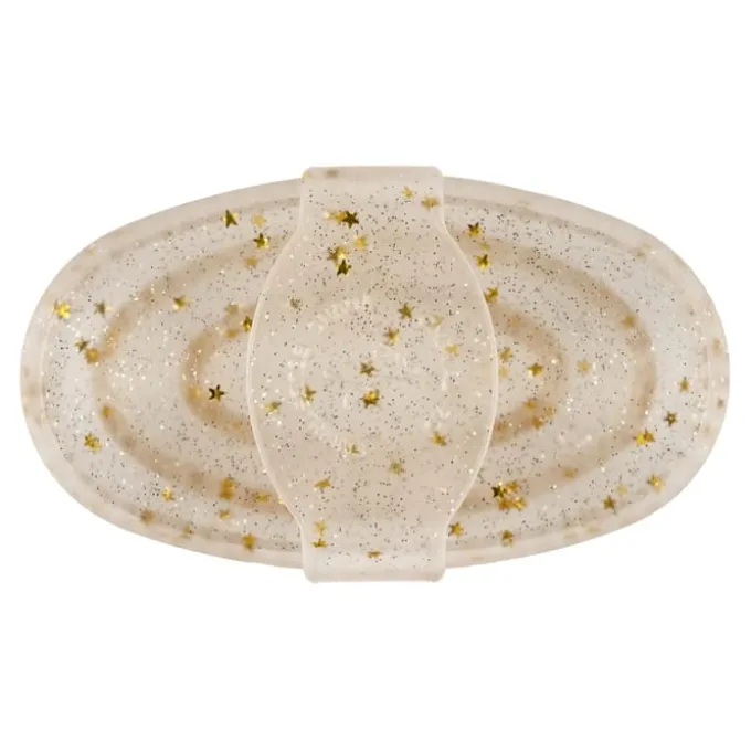 Cheval Roi Zubehör - Gummistriegel, gold