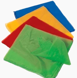Chiffontücher - groß, Set mit 4 Stk.