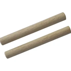 Claves aus Gummibaumholz, 2 Stk.
