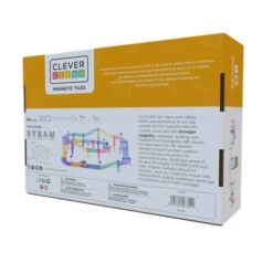 Cleverclixx | Pastell - Autobahn Bausatz, 80 Teile