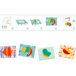 Collage mit Fingerfarben (ab 18 Mon.) – Tiere