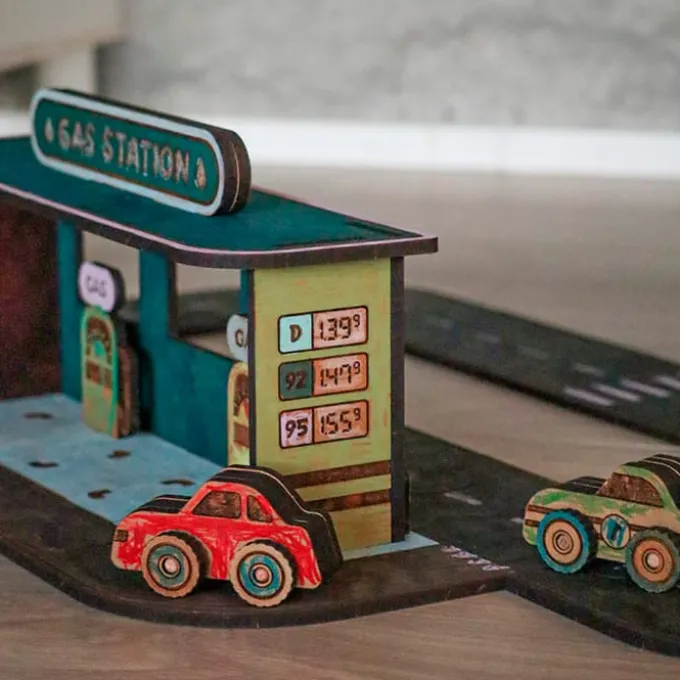 Crateit Town - Tankstelle, 28-tlg.