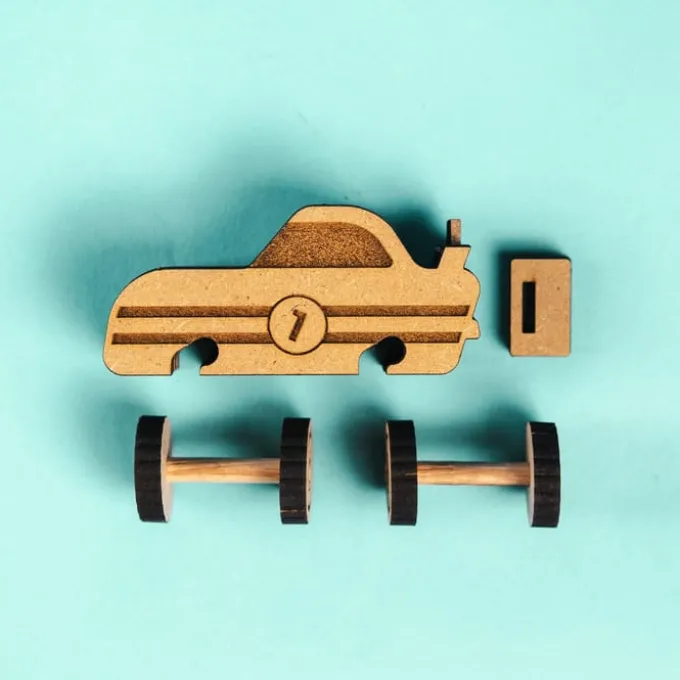 Crateit Town - Turbo Rennauto, 1 Stk.