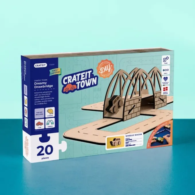 Crateit Town - Zugbrücke, 20-tlg.
