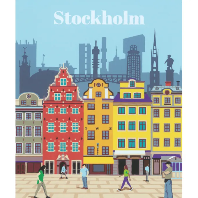 CreArt Malen nach Zahlen - Stockholm