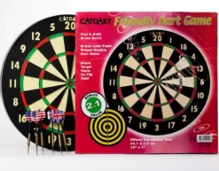 Dartscheibe inkl. Pfeilen - doppelseitig