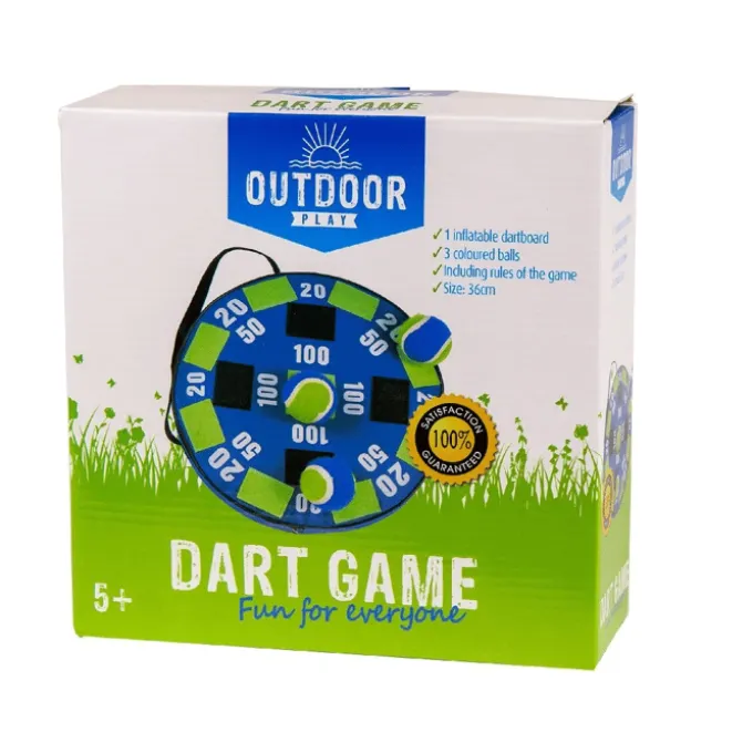Dartspiel mit Klettbällen