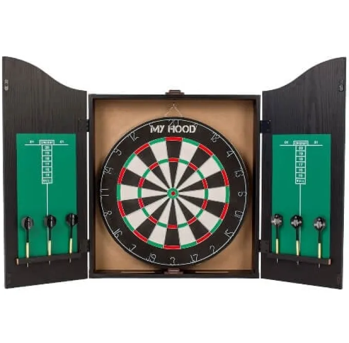 Dartspiel - wendbar, im Schrank