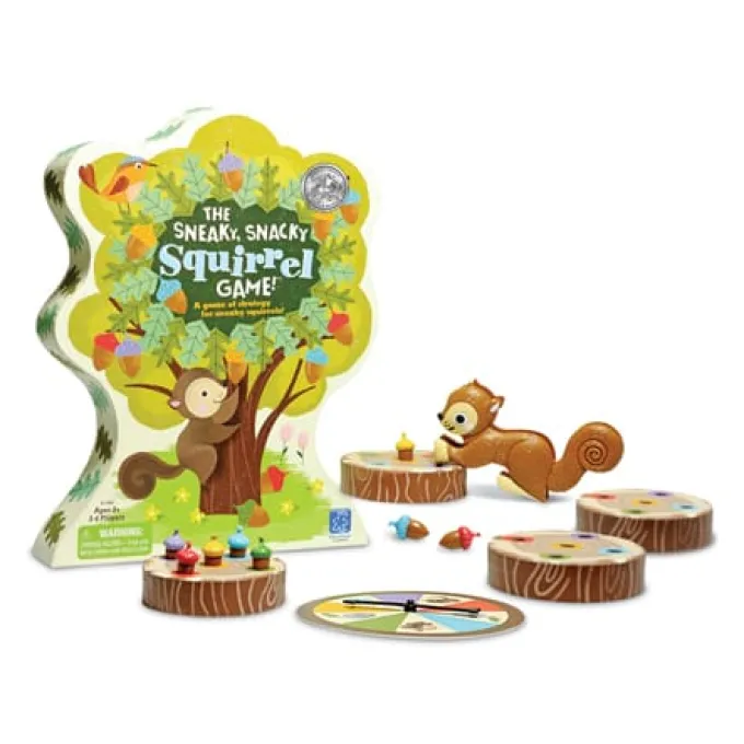 Das pfiffige Eichhörnchen - Farben & Motorikspiel