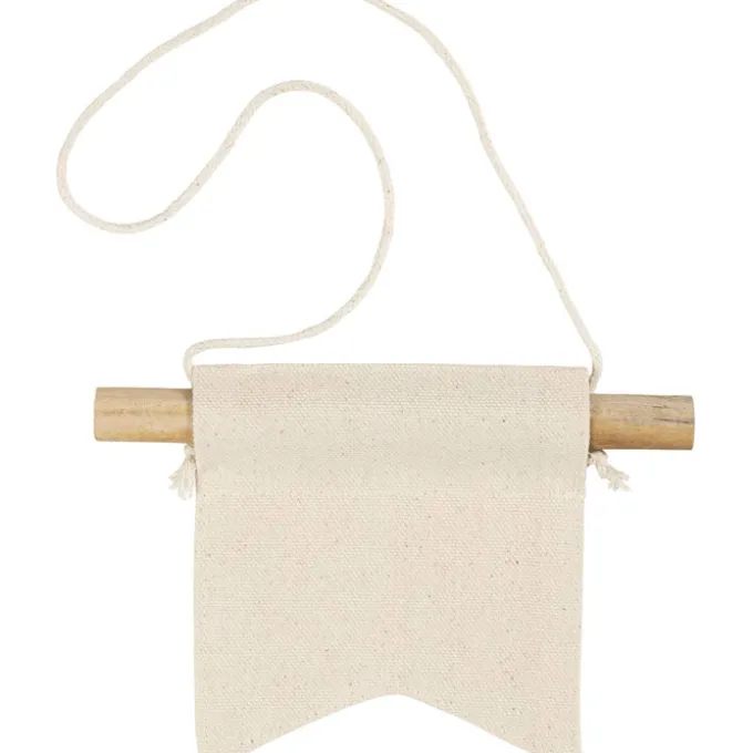 Dekorationswimpel – selbst dekorieren, 12 Stk.