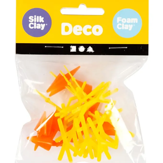 Dekoteile Schnabel und Füße - 8 Sets