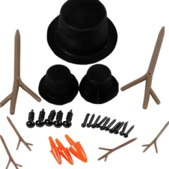 Dekoteile Schneemänner - 8 Sets