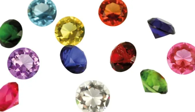 Diamanten - Ø 3 cm, 12 Stk.