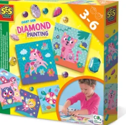 Diamant Mosaik - mit großen Edelsteinen