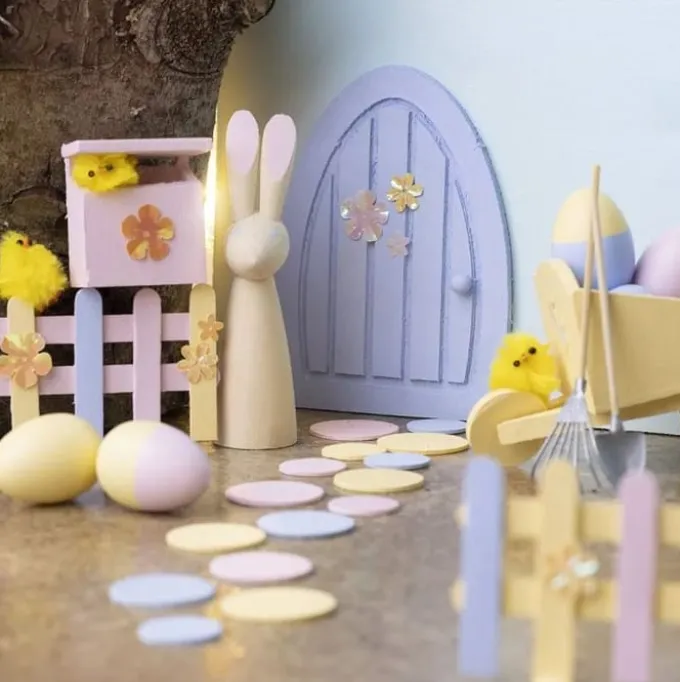Die Tür des Osterhasen - Bastelset