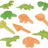 Dino Sandförmchen Set, 11-teilig (biobasiert)