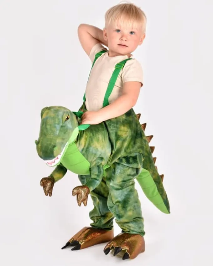 Dinosaurier zum Reiten, grün