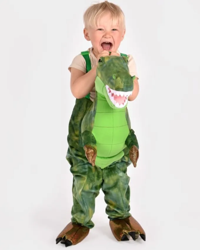 Dinosaurier zum Reiten, grün