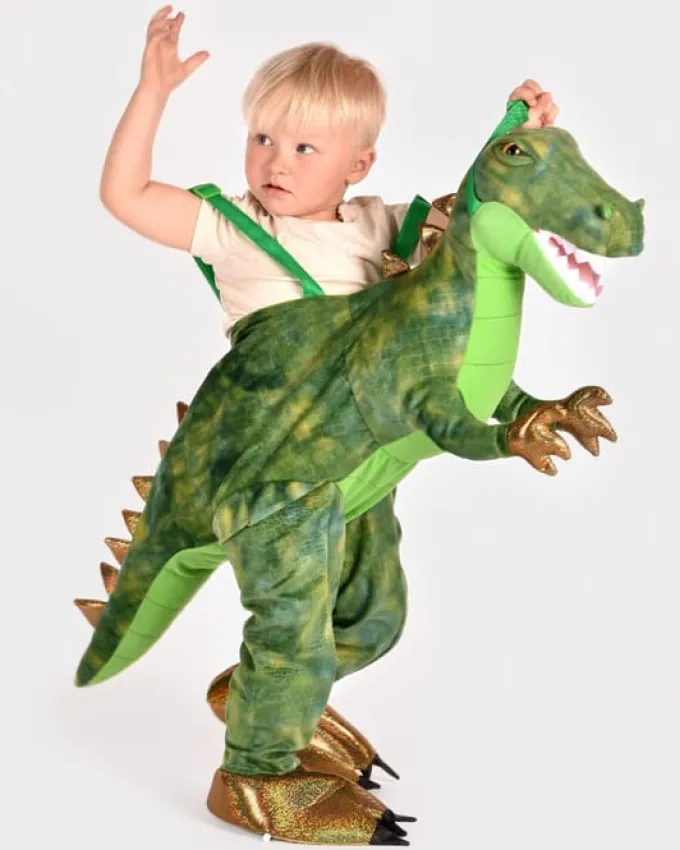 Dinosaurier zum Reiten, grün