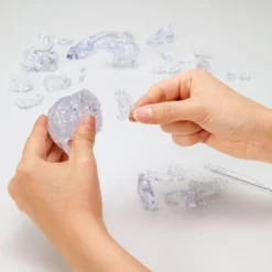 3D Kristallpuzzle - Elefanten, 46 Teile