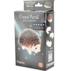 3D Kristallpuzzle - Igel, 55 Teile