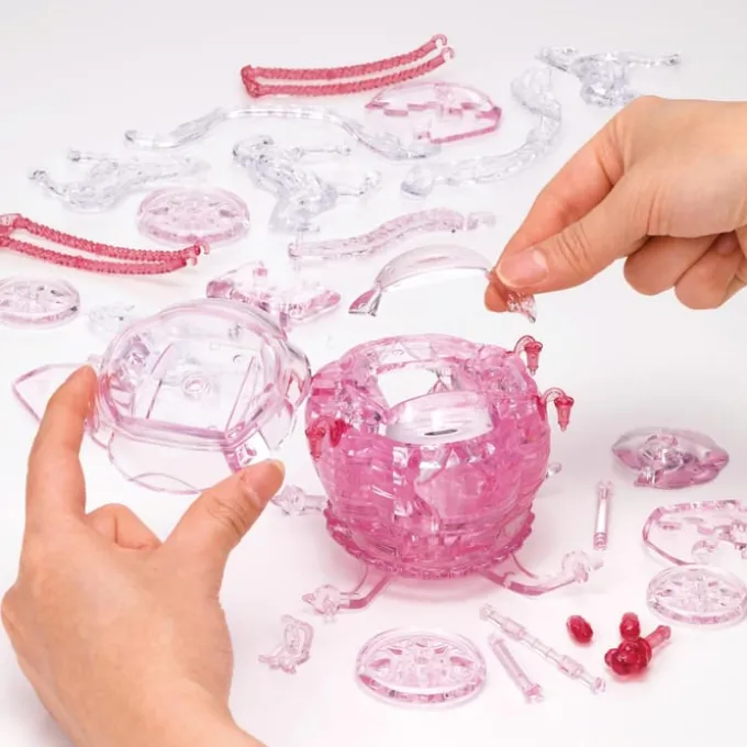 3D Kristallpuzzle - Märchenkutsche, 67 Teile