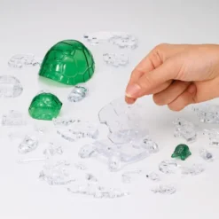 3D Kristallpuzzle - Schildkröten, 37 Teile