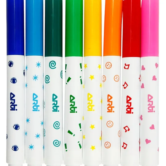 Doppelfilzer - verschiedene Farben, 8 Stk.