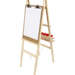 Doppelseitige Staffelei mit Ablage