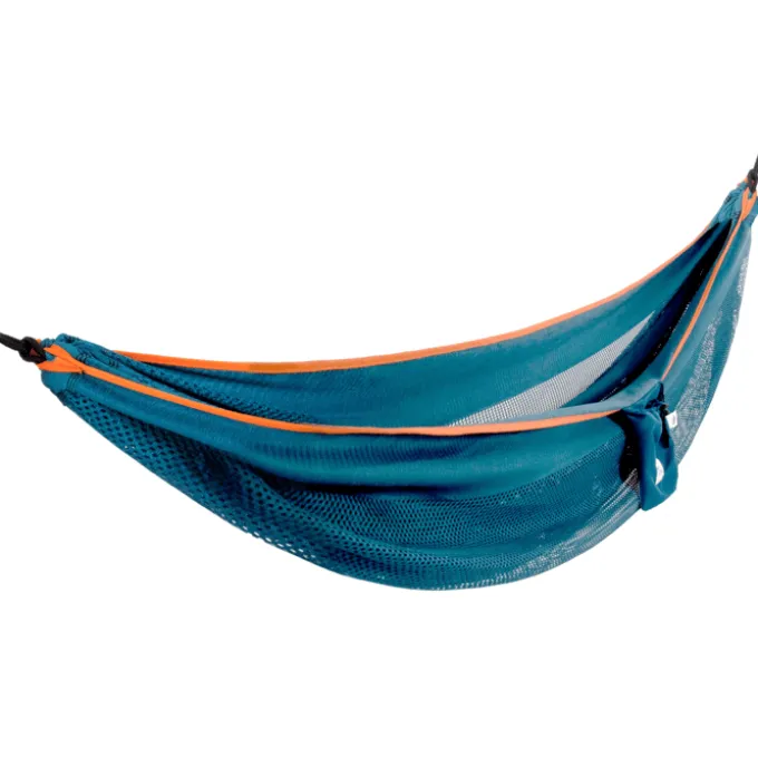Doppelte Reisehängematte (Mesh) – Blau