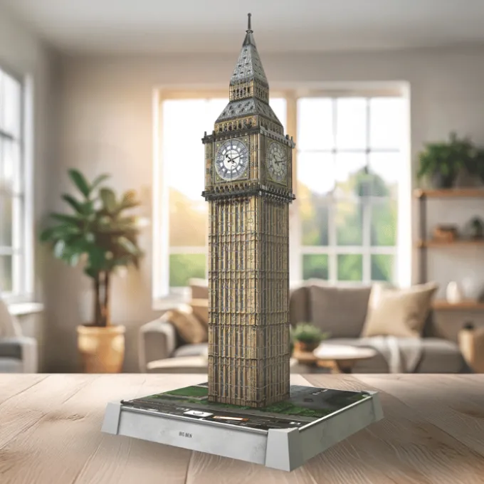 3D-Puzzle LED mit 216 Teilen – Big Ben