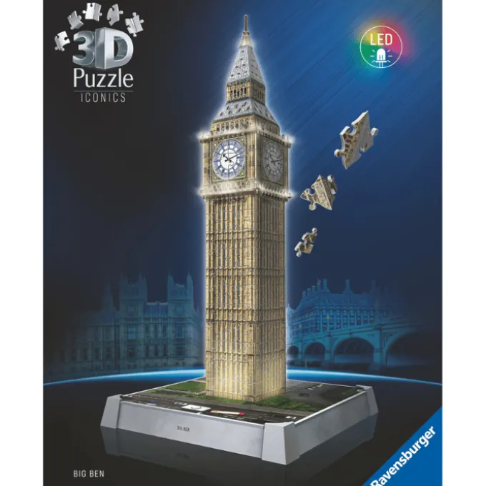 3D-Puzzle LED mit 216 Teilen – Big Ben