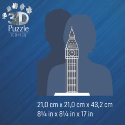 3D-Puzzle LED mit 216 Teilen – Big Ben